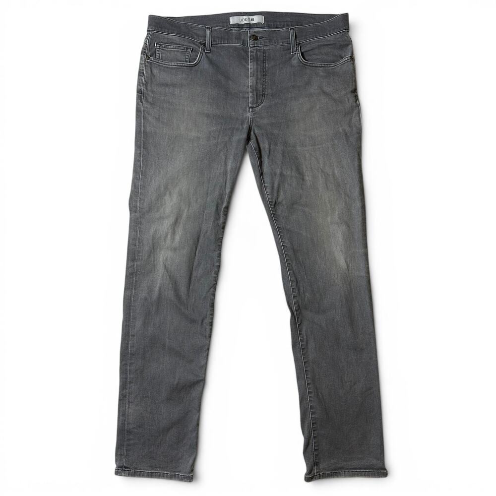 Joes Jeans The Classic Straight Mens Actual Size 39x34 Gray Kipp Wash Stretch